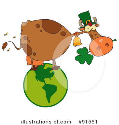 Royalty-Free (RF) St Patricks Day Clipart Illustration by Hit Toon - Stock Sample #91551