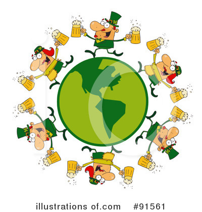 Saint Paddys Day Clipart #91561 by Hit Toon