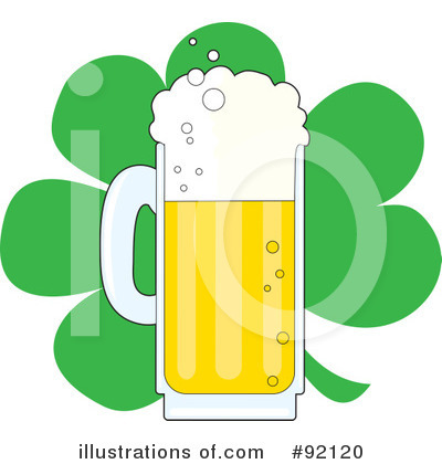Royalty-Free (RF) St Patricks Day Clipart Illustration by Maria Bell - Stock Sample #92120