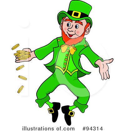 Royalty-Free (RF) St Patricks Day Clipart Illustration by Pams Clipart - Stock Sample #94314