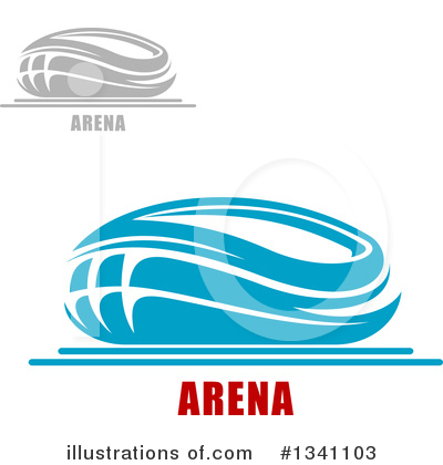 Royalty-Free (RF) Stadium Clipart Illustration by Vector Tradition SM - Stock Sample #1341103