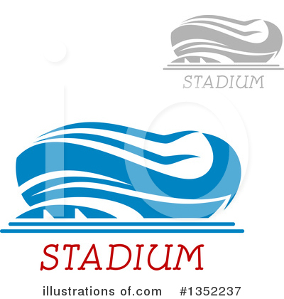 Royalty-Free (RF) Stadium Clipart Illustration by Vector Tradition SM - Stock Sample #1352237