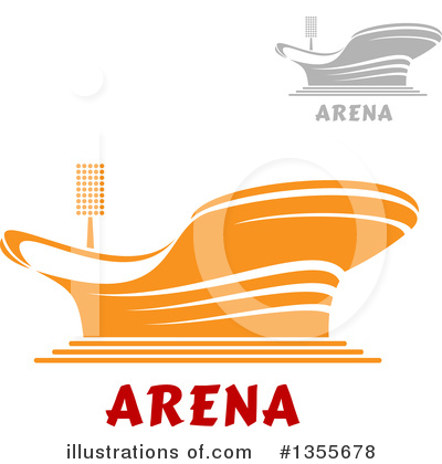 Royalty-Free (RF) Stadium Clipart Illustration by Vector Tradition SM - Stock Sample #1355678