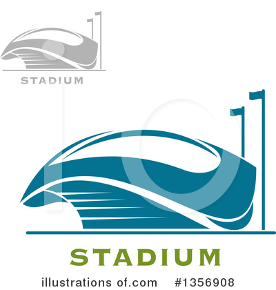 Royalty-Free (RF) Stadium Clipart Illustration by Vector Tradition SM - Stock Sample #1356908