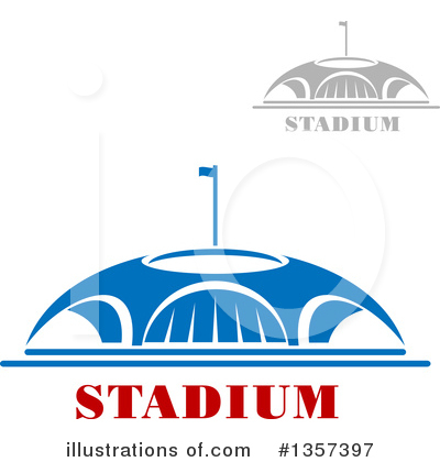 Royalty-Free (RF) Stadium Clipart Illustration by Vector Tradition SM - Stock Sample #1357397