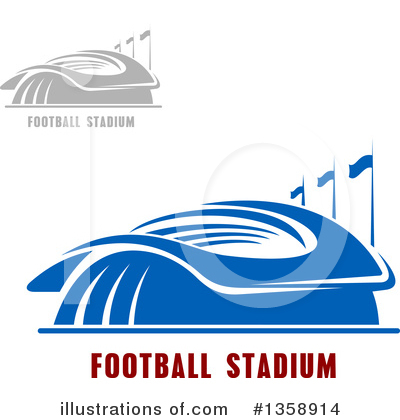 Royalty-Free (RF) Stadium Clipart Illustration by Vector Tradition SM - Stock Sample #1358914