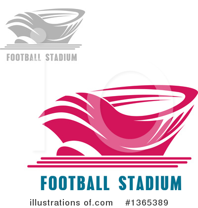 Royalty-Free (RF) Stadium Clipart Illustration by Vector Tradition SM - Stock Sample #1365389
