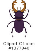 Stag Beetle Clipart #1377940 by Vector Tradition SM