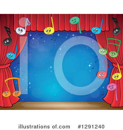 Royalty-Free (RF) Stage Clipart Illustration by visekart - Stock Sample #1291240