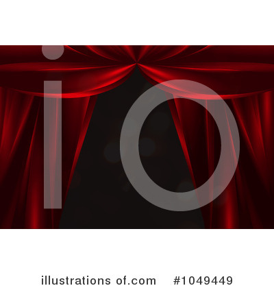 Stage Curtains Clipart #1049449 by elaineitalia