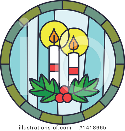Royalty-Free (RF) Stained Glass Clipart Illustration by BNP Design Studio - Stock Sample #1418665