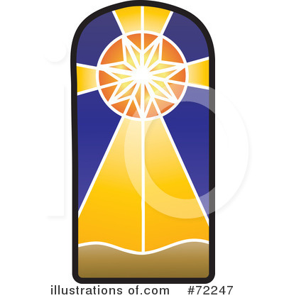 Royalty-Free (RF) Stained Glass Clipart Illustration by Rosie Piter - Stock Sample #72247