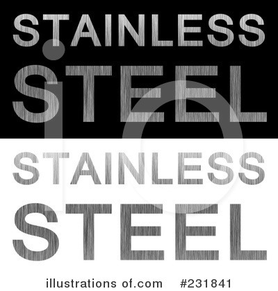 Royalty-Free (RF) Stainless Steel Clipart Illustration by Arena Creative - Stock Sample #231841