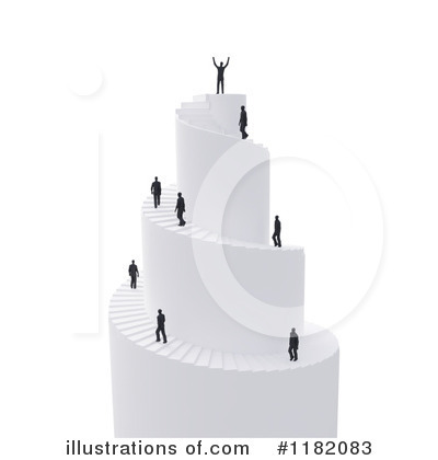 Royalty-Free (RF) Staircase Clipart Illustration by Mopic - Stock Sample #1182083