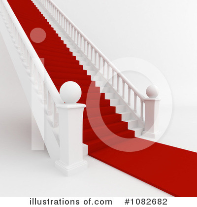 Royalty-Free (RF) Stairs Clipart Illustration by BNP Design Studio - Stock Sample #1082682