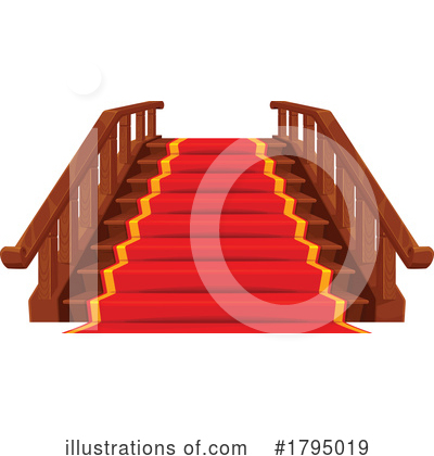 Stairs Clipart #1795019 by Vector Tradition SM