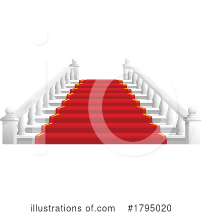 Stairs Clipart #1795020 by Vector Tradition SM