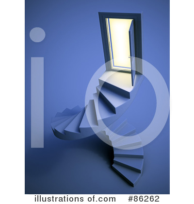 Royalty-Free (RF) Stairs Clipart Illustration by Mopic - Stock Sample #86262