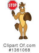 Stallion School Mascot Clipart #1361068 by Mascot Junction