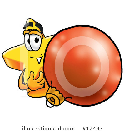 Royalty-Free (RF) Star Character Clipart Illustration by Mascot Junction - Stock Sample #17467