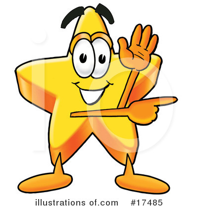 Royalty-Free (RF) Star Character Clipart Illustration by Mascot Junction - Stock Sample #17485