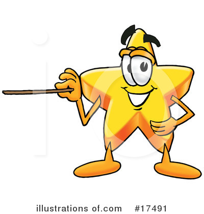 Royalty-Free (RF) Star Character Clipart Illustration by Mascot Junction - Stock Sample #17491