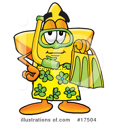 Royalty-Free (RF) Star Character Clipart Illustration by Mascot Junction - Stock Sample #17504
