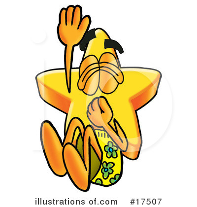 Royalty-Free (RF) Star Character Clipart Illustration by Mascot Junction - Stock Sample #17507