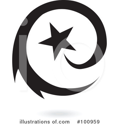 Royalty-Free (RF) Star Clipart Illustration by cidepix - Stock Sample #100959