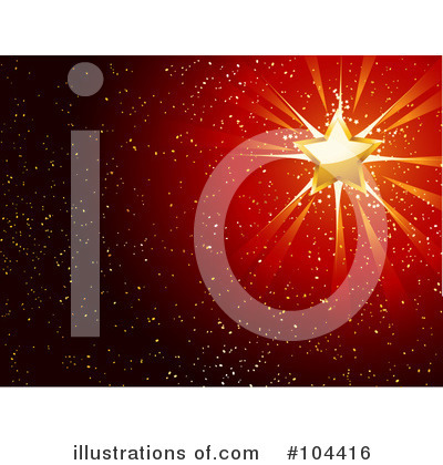 Royalty-Free (RF) Star Clipart Illustration by elaineitalia - Stock Sample #104416