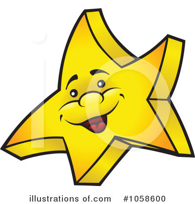 Royalty-Free (RF) Star Clipart Illustration by dero - Stock Sample #1058600