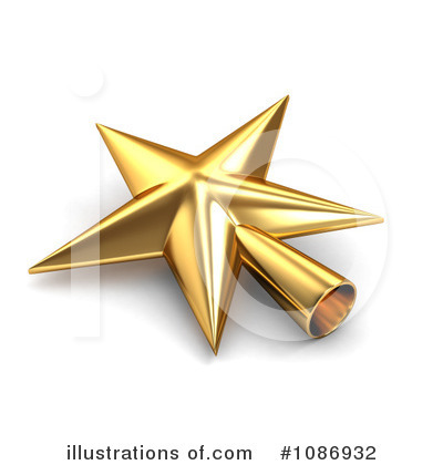 Royalty-Free (RF) Star Clipart Illustration by BNP Design Studio - Stock Sample #1086932