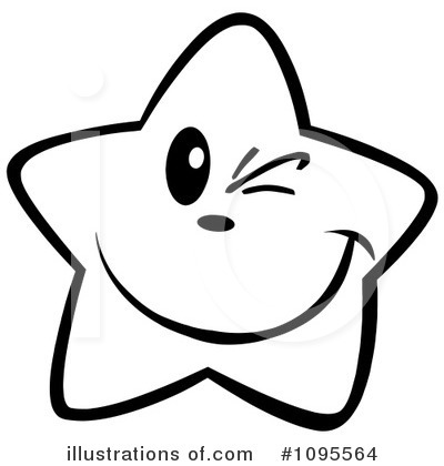 Royalty-Free (RF) Star Clipart Illustration by Hit Toon - Stock Sample #1095564