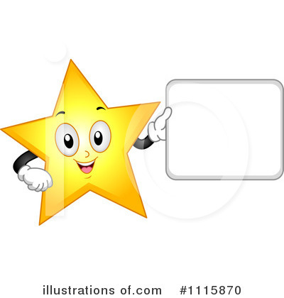 Royalty-Free (RF) Star Clipart Illustration by BNP Design Studio - Stock Sample #1115870