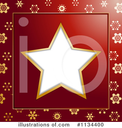 Christmas Stars Clipart #1134400 by elaineitalia