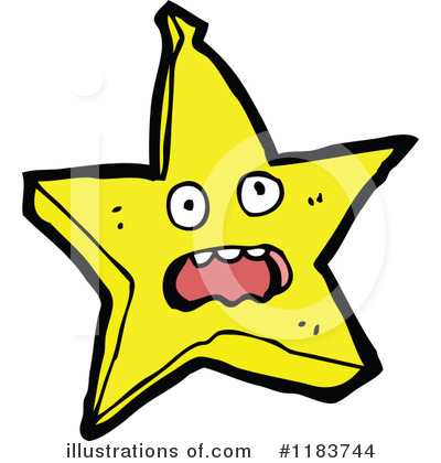 Royalty-Free (RF) Star Clipart Illustration by lineartestpilot - Stock Sample #1183744
