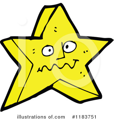 Royalty-Free (RF) Star Clipart Illustration by lineartestpilot - Stock Sample #1183751