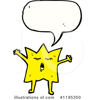 Royalty-Free (RF) Star Clipart Illustration by lineartestpilot - Stock Sample #1195350