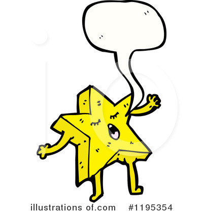Royalty-Free (RF) Star Clipart Illustration by lineartestpilot - Stock Sample #1195354