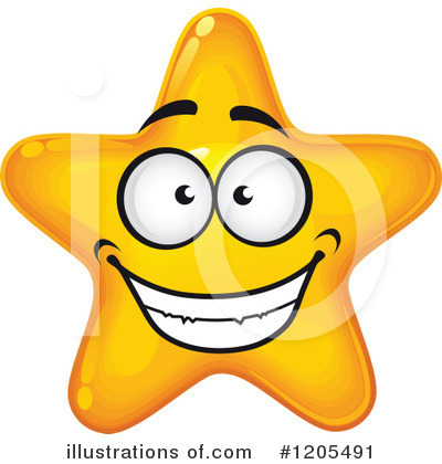 Royalty-Free (RF) Star Clipart Illustration by Vector Tradition SM - Stock Sample #1205491