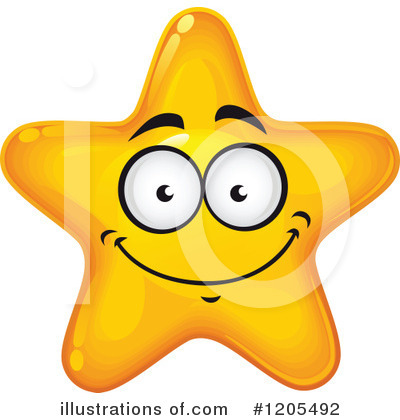 Royalty-Free (RF) Star Clipart Illustration by Vector Tradition SM - Stock Sample #1205492