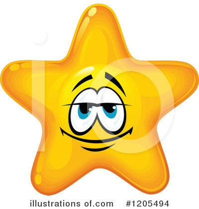 Royalty-Free (RF) Star Clipart Illustration by Vector Tradition SM - Stock Sample #1205494
