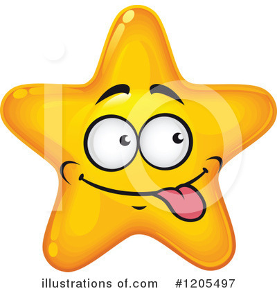 Royalty-Free (RF) Star Clipart Illustration by Vector Tradition SM - Stock Sample #1205497