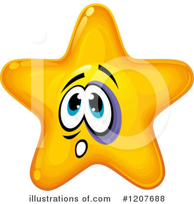 Royalty-Free (RF) Star Clipart Illustration by Vector Tradition SM - Stock Sample #1207688