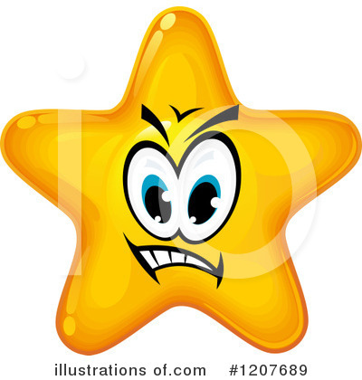 Royalty-Free (RF) Star Clipart Illustration by Vector Tradition SM - Stock Sample #1207689