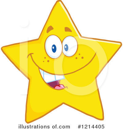 Royalty-Free (RF) Star Clipart Illustration by Hit Toon - Stock Sample #1214405