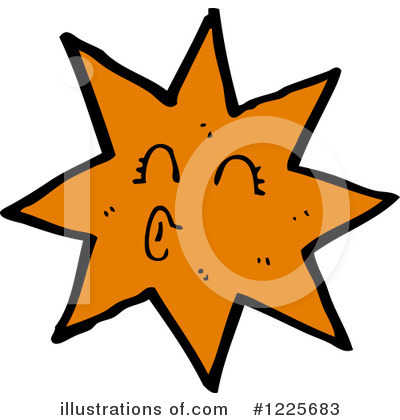 Royalty-Free (RF) Star Clipart Illustration by lineartestpilot - Stock Sample #1225683
