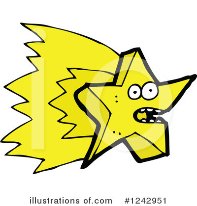 Royalty-Free (RF) Star Clipart Illustration by lineartestpilot - Stock Sample #1242951
