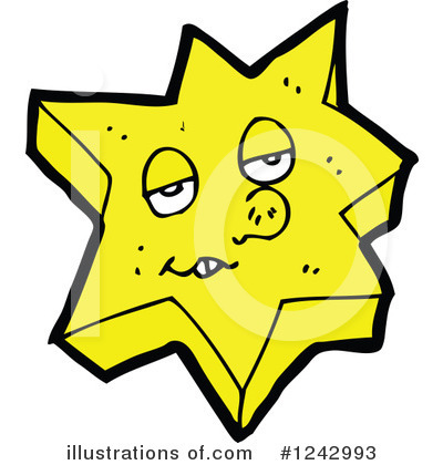 Royalty-Free (RF) Star Clipart Illustration by lineartestpilot - Stock Sample #1242993