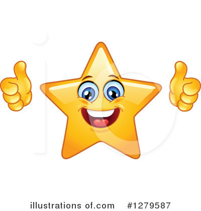 Royalty-Free (RF) Star Clipart Illustration by yayayoyo - Stock Sample #1279587